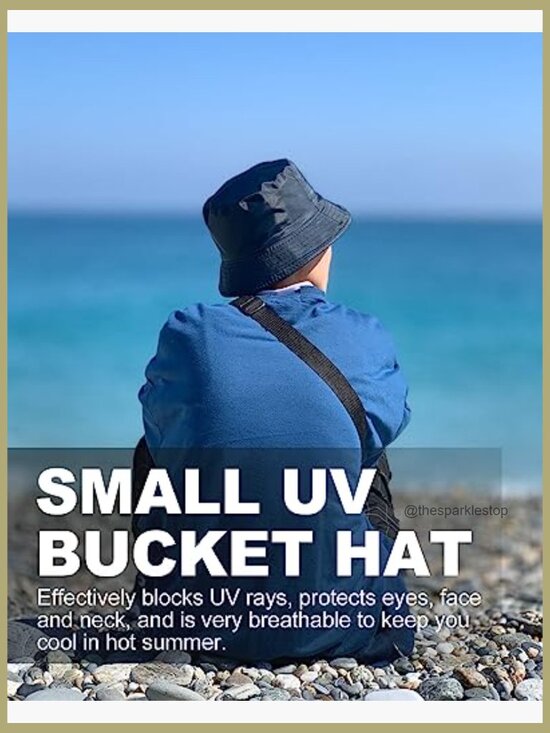 Quick-Dry Polyester Bucket Hat With Chin Strap Packable Sun Hat